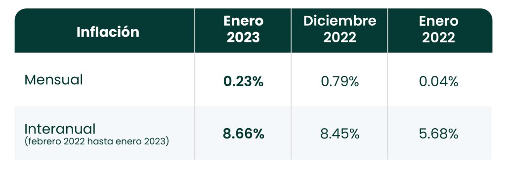 Inflación en el Perú enero del 2023: El dato interanual sigue lejos del objetivo del BCRP