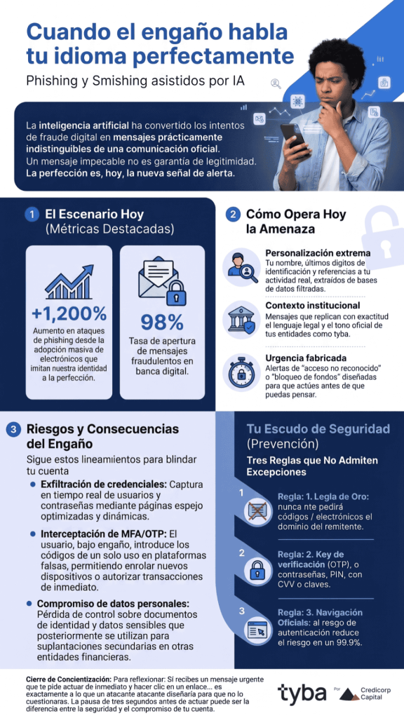 Phishing y Smishing asistidos por IA